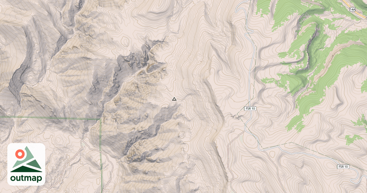 Map of Hudson Creek