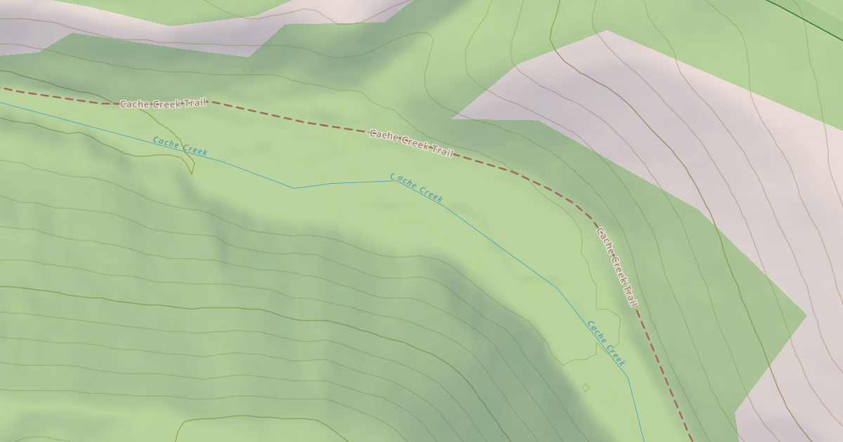 Map preview of Cache Creek Snow