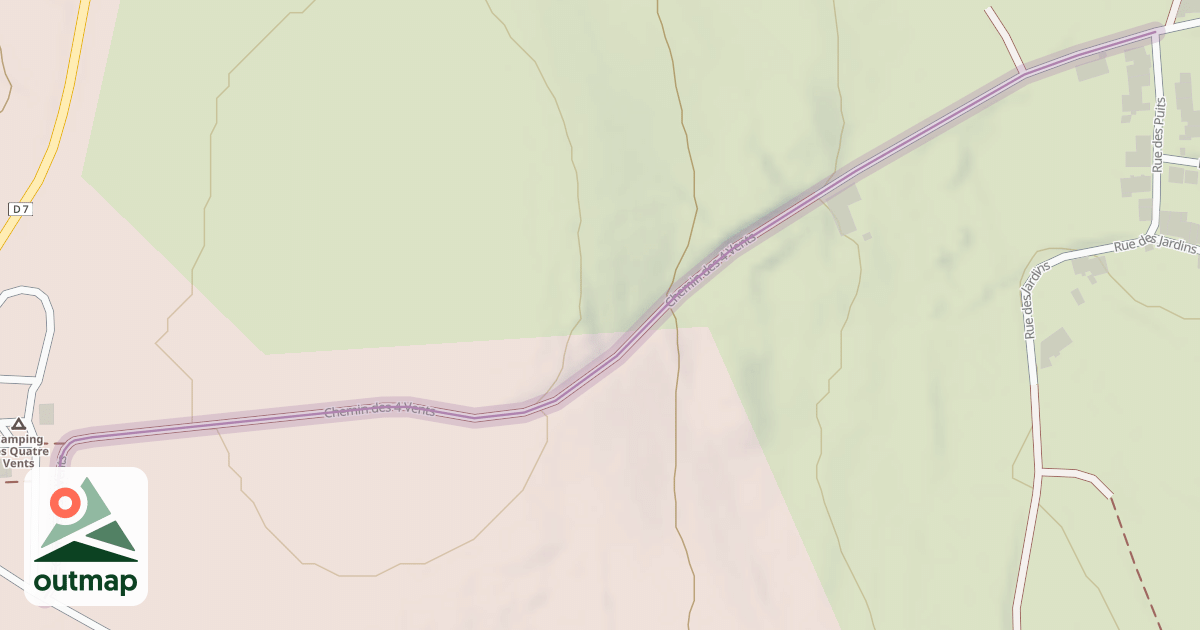 Map of Chemin des 4 Vents