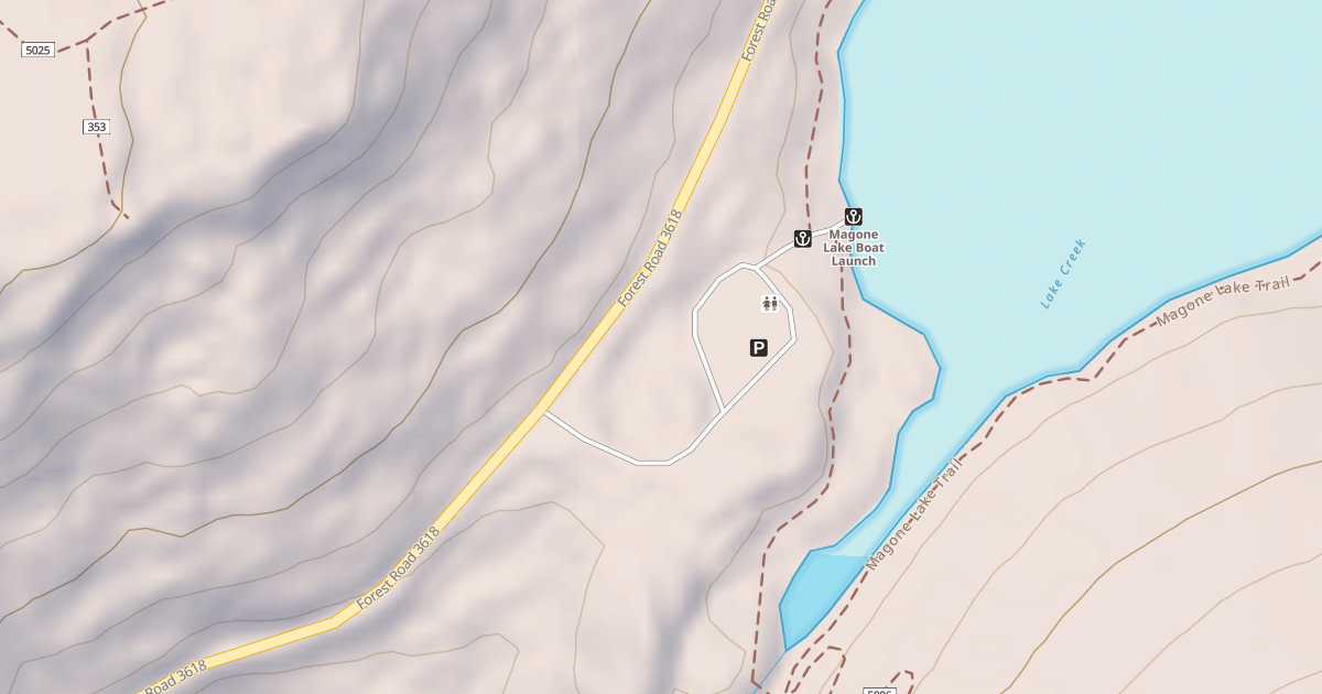Map preview of MAGONE BOAT LAUNCH ROAD CG MRS