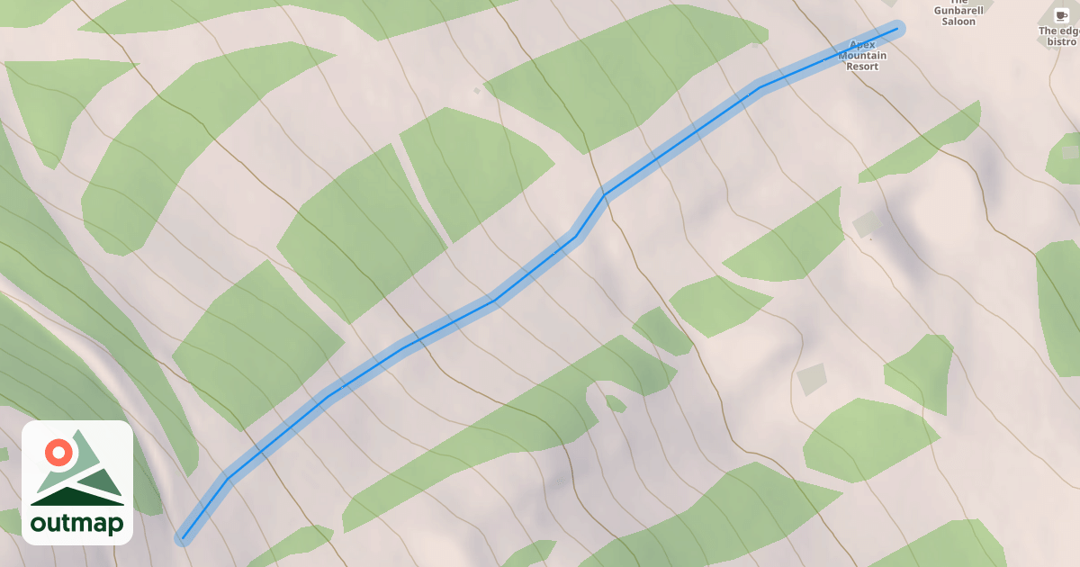 Map of Okanagan Run