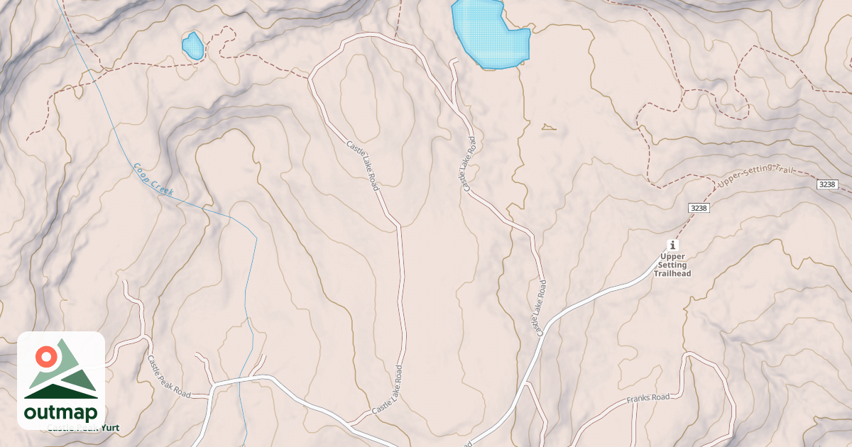 Map of CASTLE LAKE