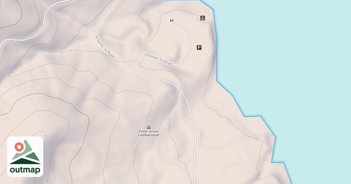 Map of FULLER GROVE