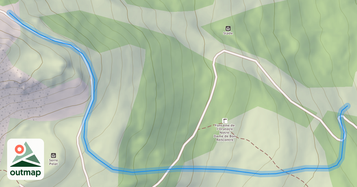 Map of Chemin de Ronde