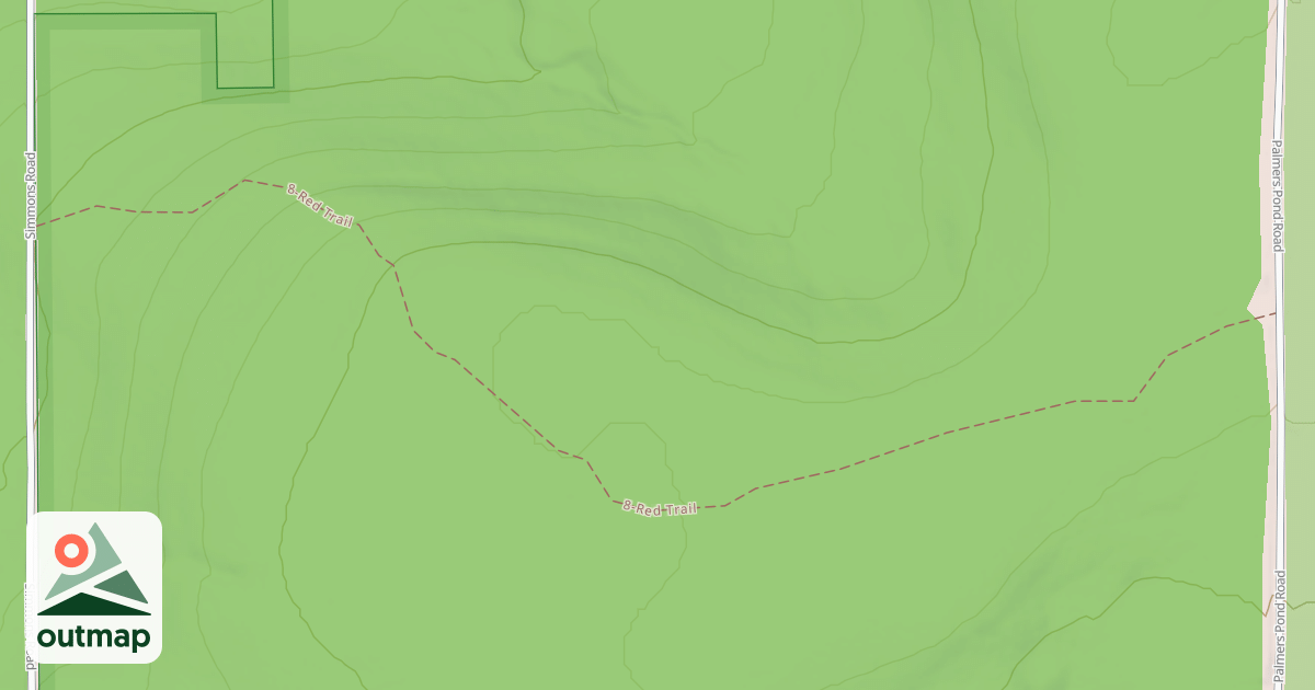 Map of West Almond Trail 8