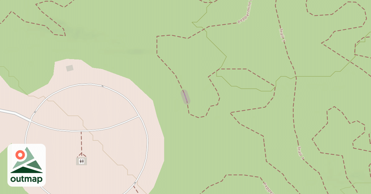 Map of Peppermint Hill Loop