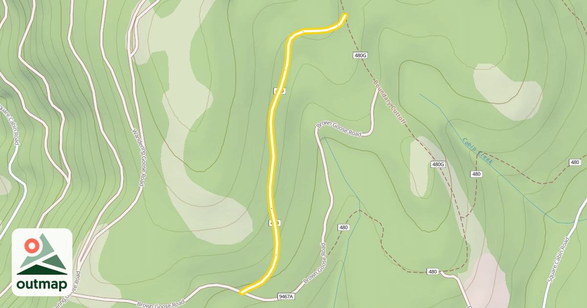 Map of Fish Creek Trail
