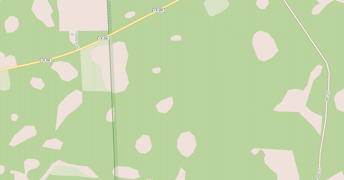 Map preview of USFS National Forest System Roads {5279DF6D-6A94-461A-9F38-1DBD3DBEAE03}