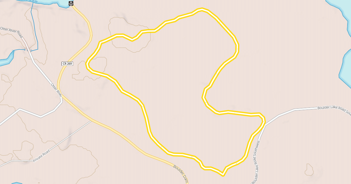 Map preview of Otter Run Trail