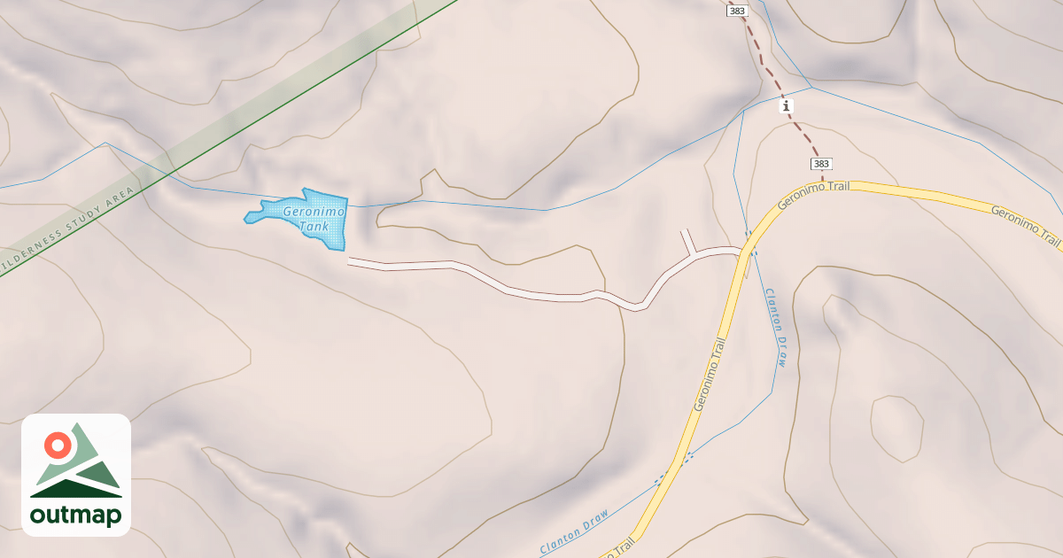 Map of GERONIMO TANK