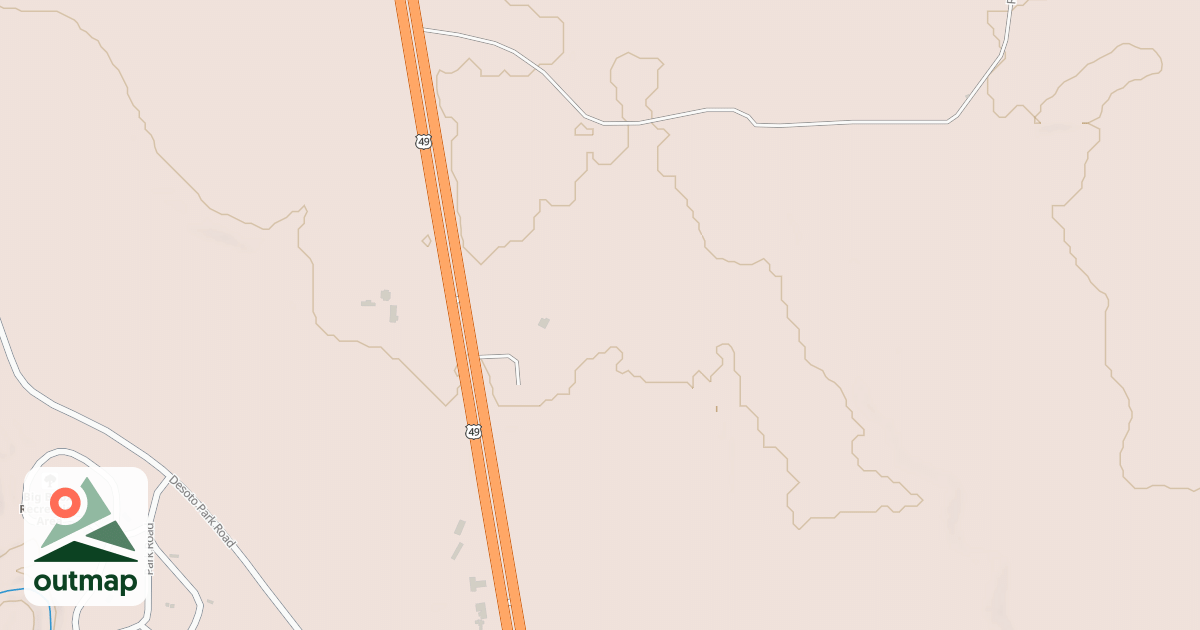 Map of USFS Motor Vehicle Use Map Roads {AA2F2264-DC42-43BD-A1B8-FF8238B4C135}