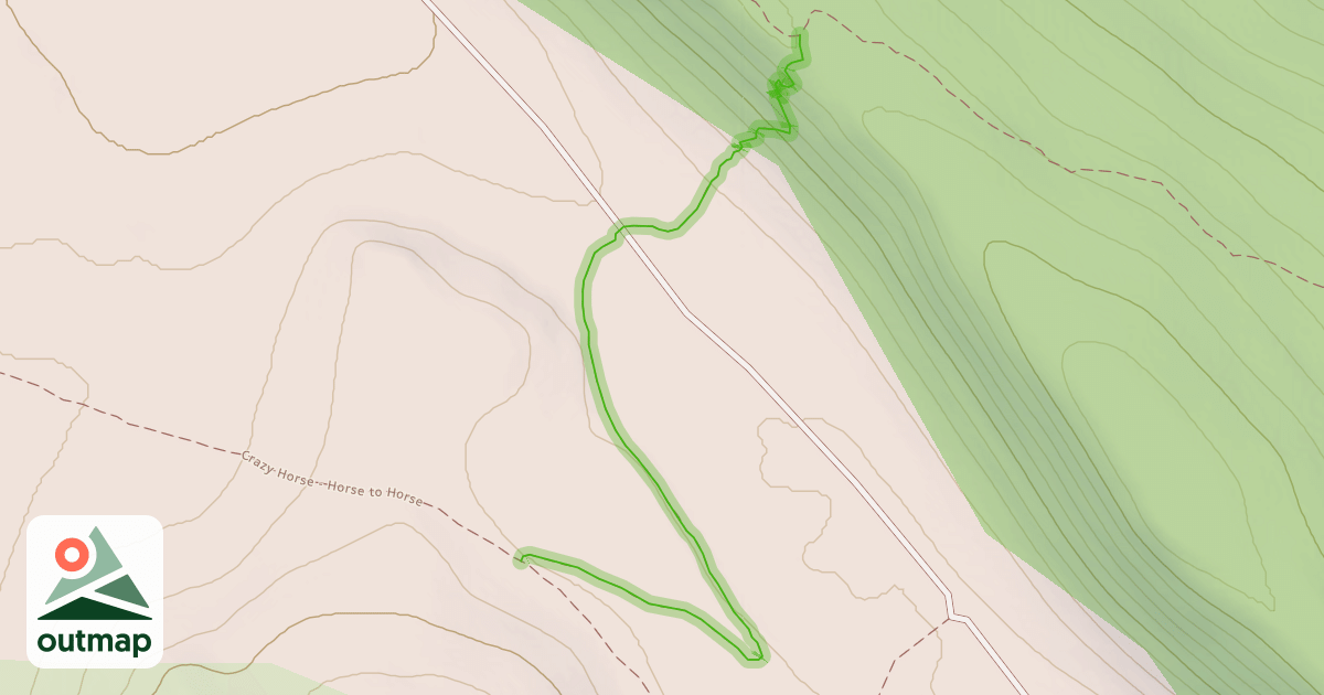 Map of Crooked Arm