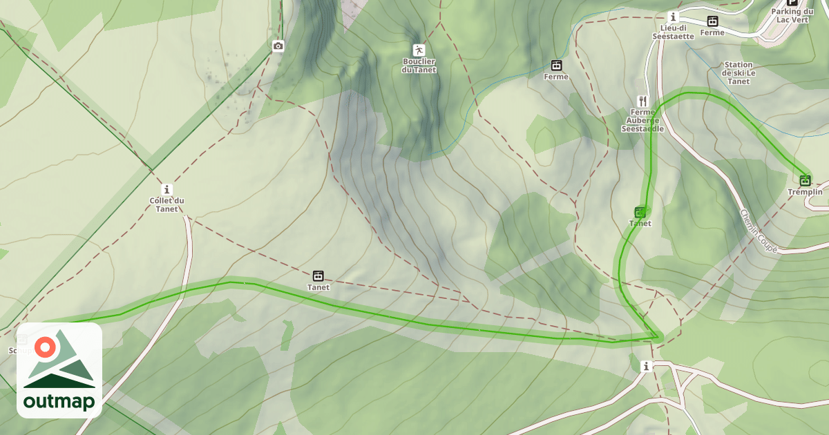 Map of Les Myrtilles
