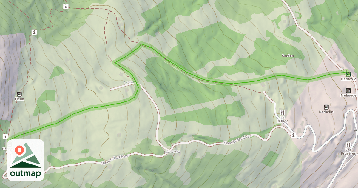Map of L'Herney