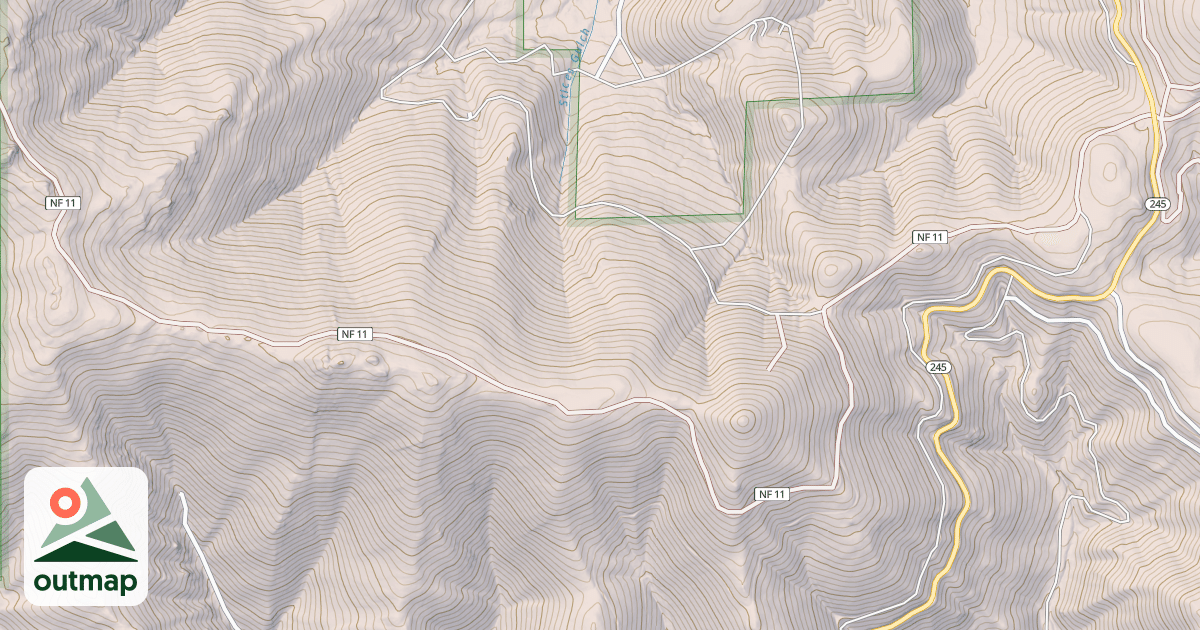 Map of EAST END ROAD