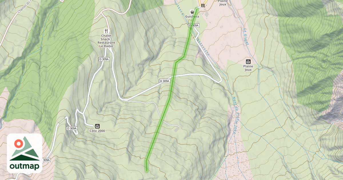 Map of Airelles