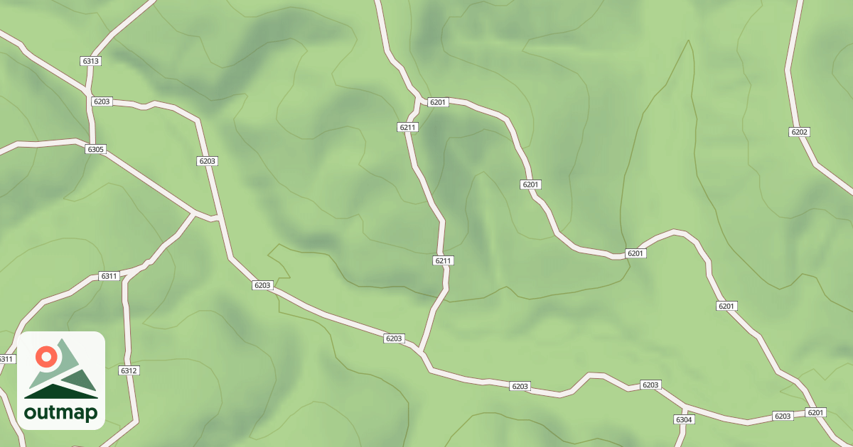 Map of USFS Motor Vehicle Use Map Trails 19896