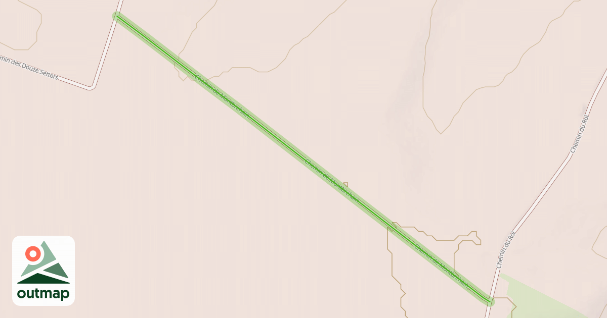 Map of Chemin de Montbrehain