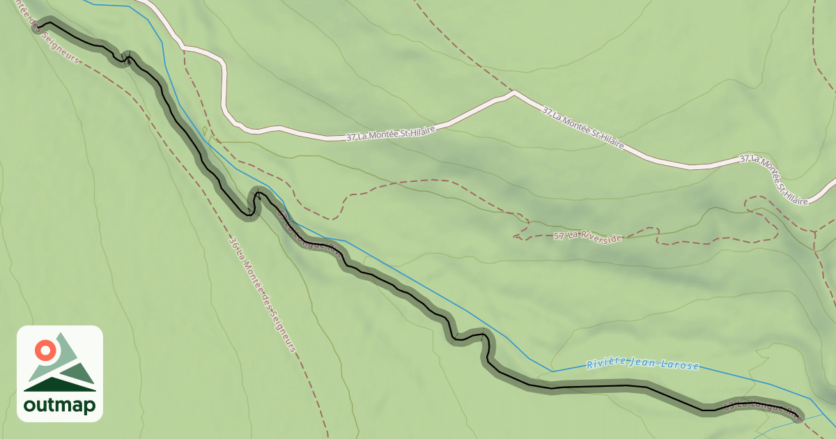 Map of 63 La Longue Rive