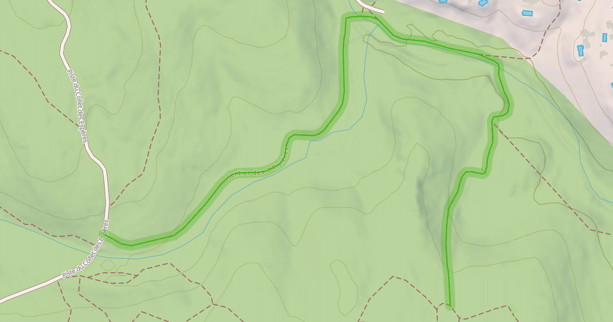 Map preview of Sentier des 3 Riviéres