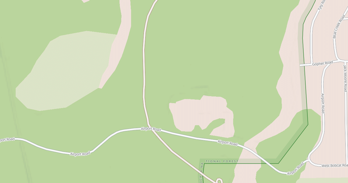 Map preview of USFS National Forest System Roads {F09A96D0-AF50-4B42-9890-C92555DD16CE}