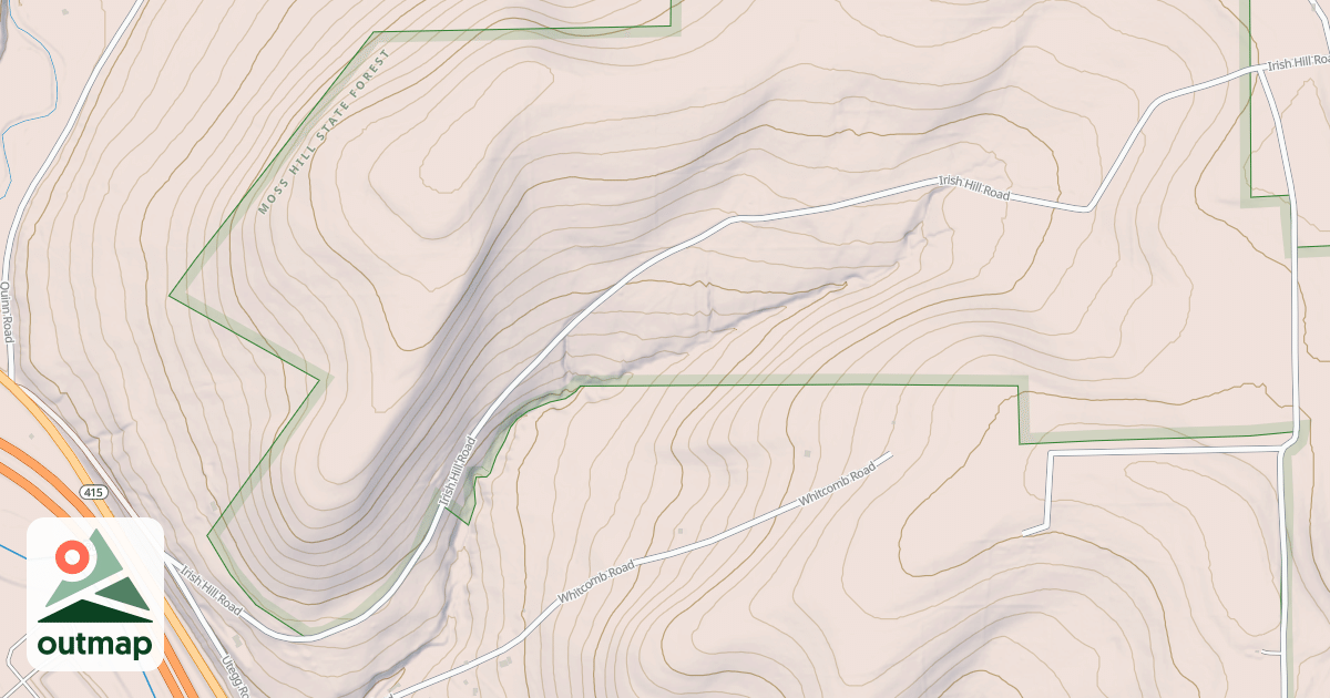 Map of Kris' Trail