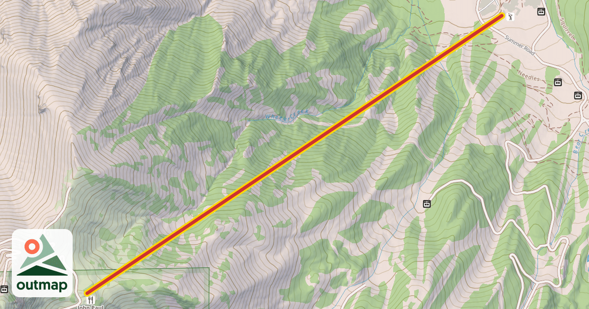 Map of John Paul Express Quad