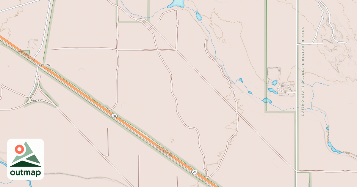 Map of HICKEY MARSH