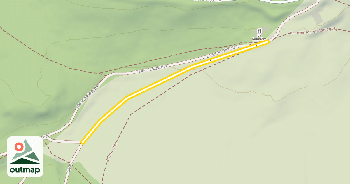 Map of Route forestière de Fontfroide