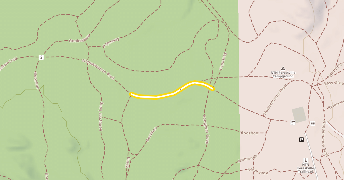 Map preview of Noquemanon Trail
