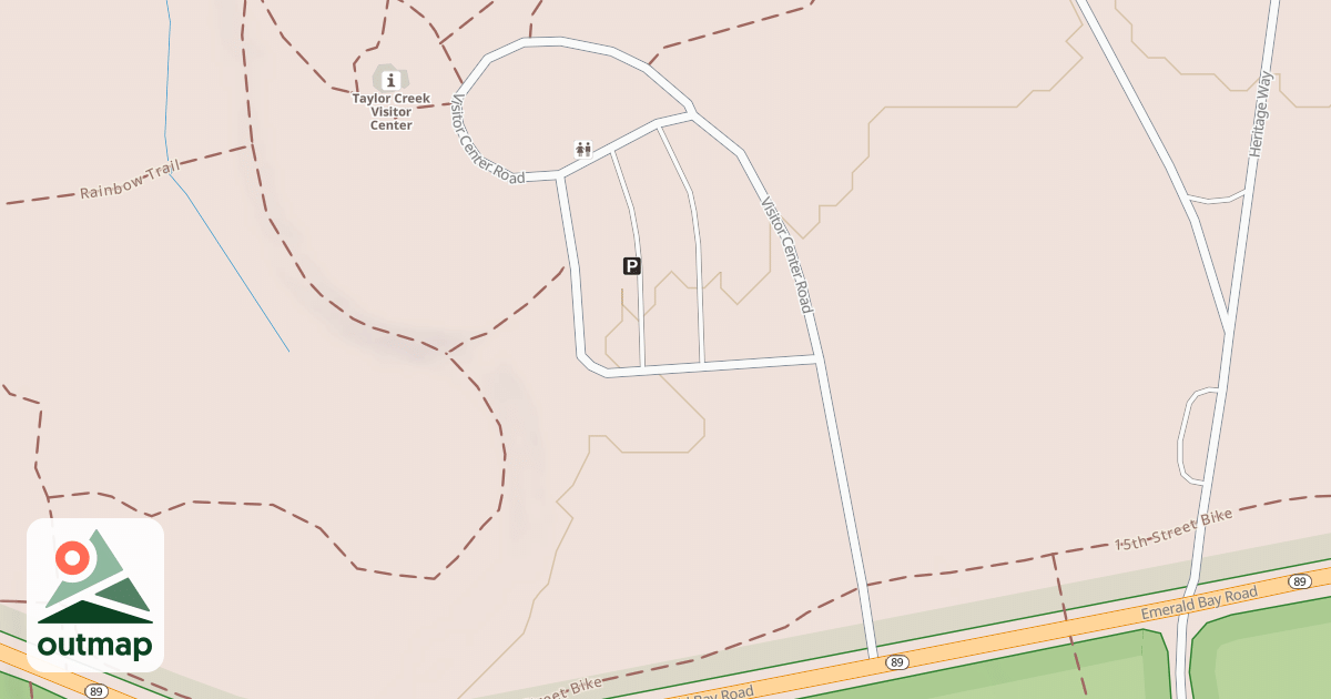 Map of LAKE TAHOE VISITORS CENTER