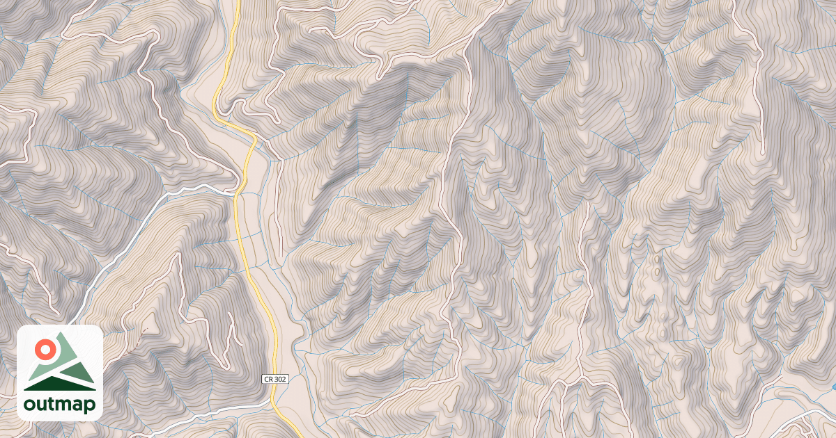 Map of CHINA GULCH JEEP