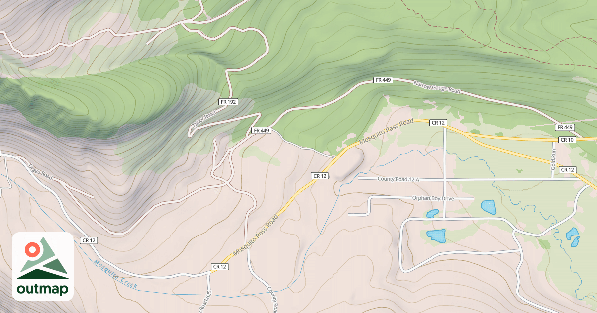 Map of NARROW GAUGE