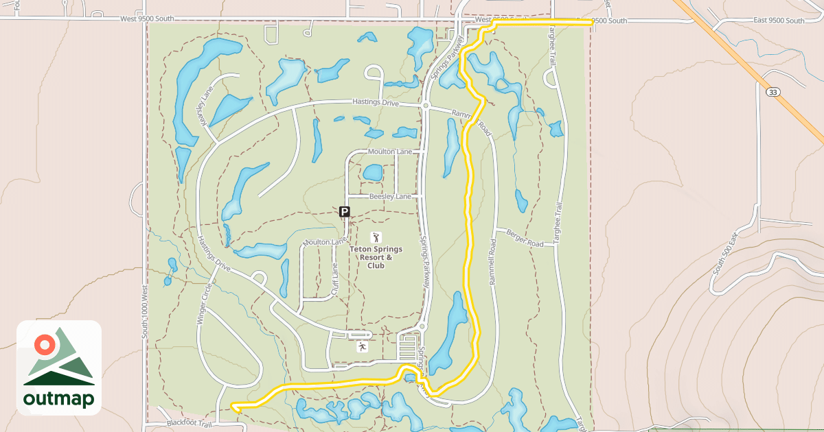 Map of Teton Springs