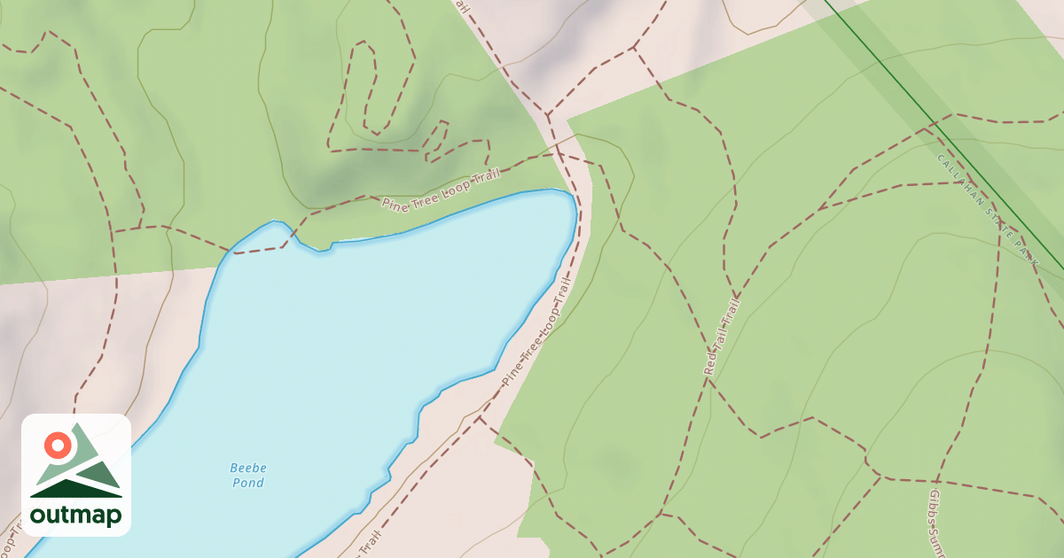 Map of Pine Tree Loop