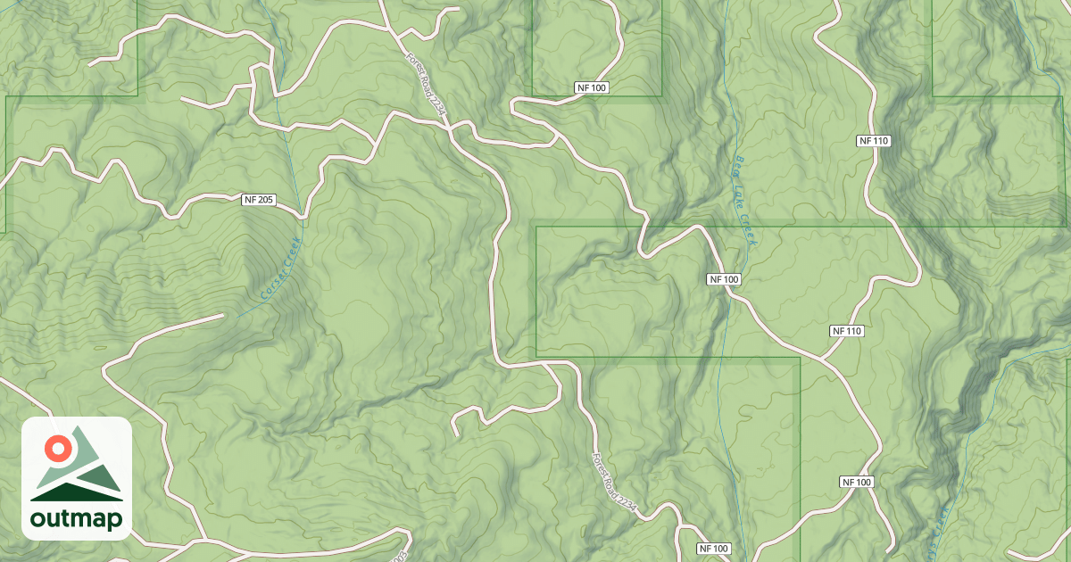 Map of BRUNO MEADOWS-COOPER-BU*