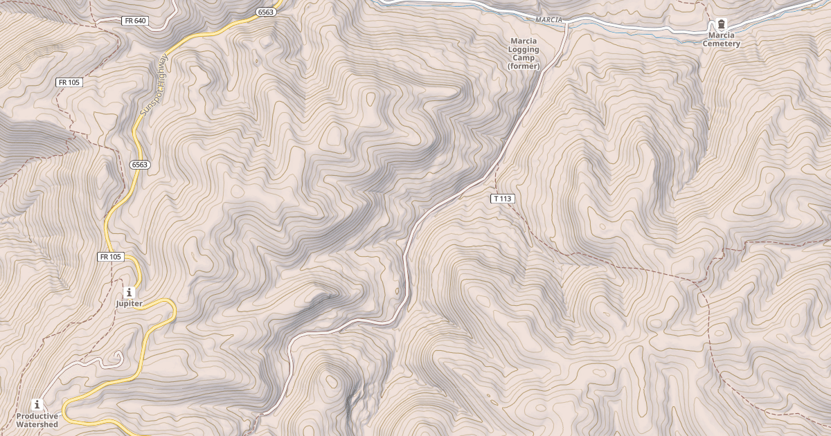 Map preview of WATER CANYON