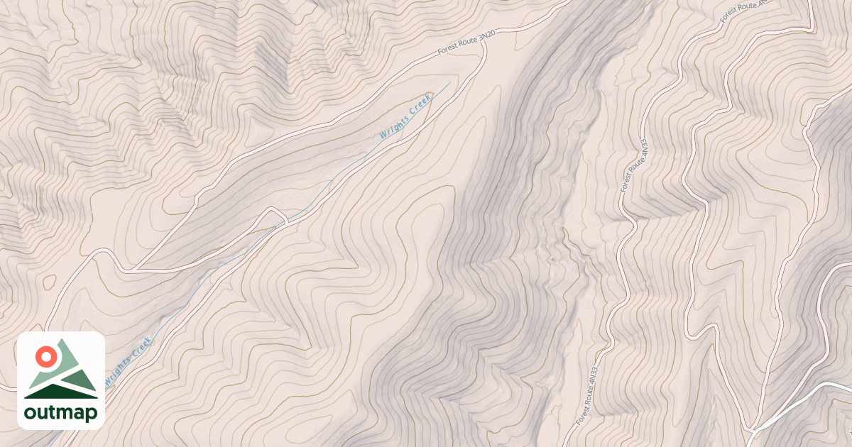 Map of HULL CREEK OHV - M/C