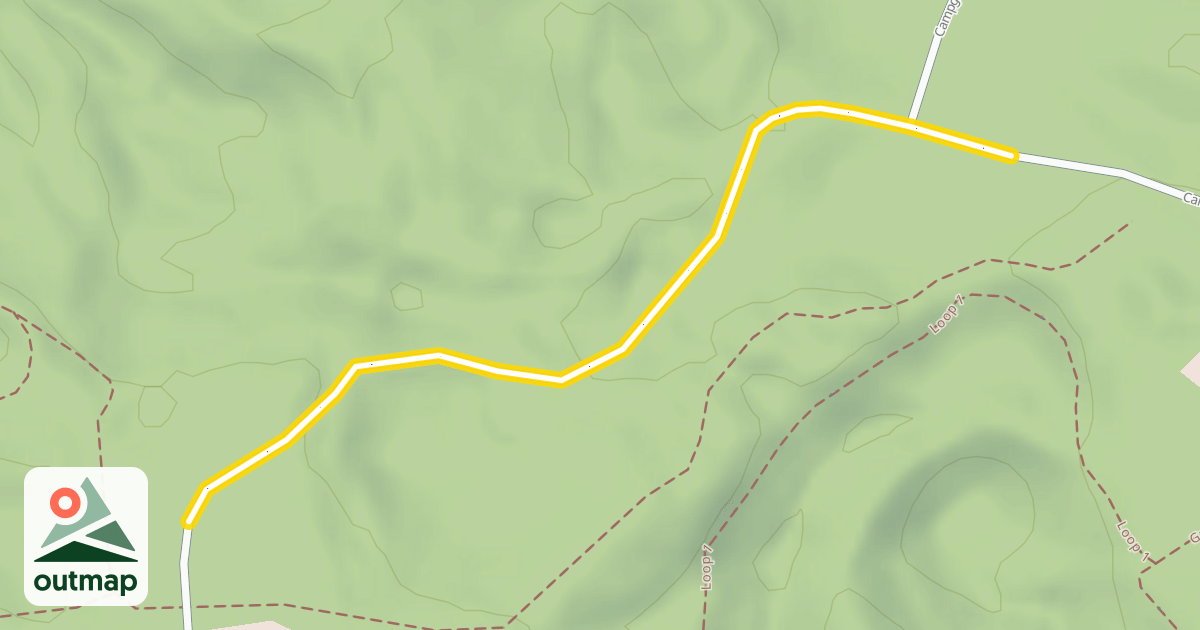 Map of Campground Road