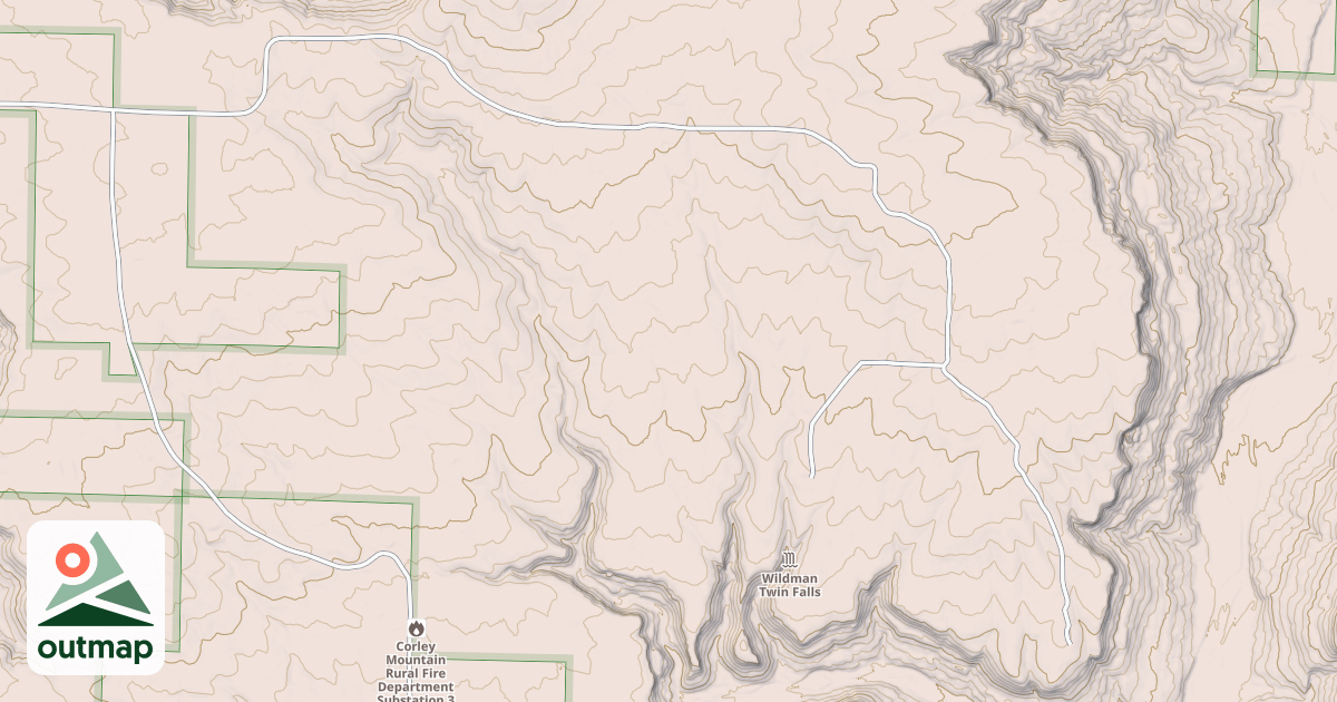 Map of PINEY GROVE