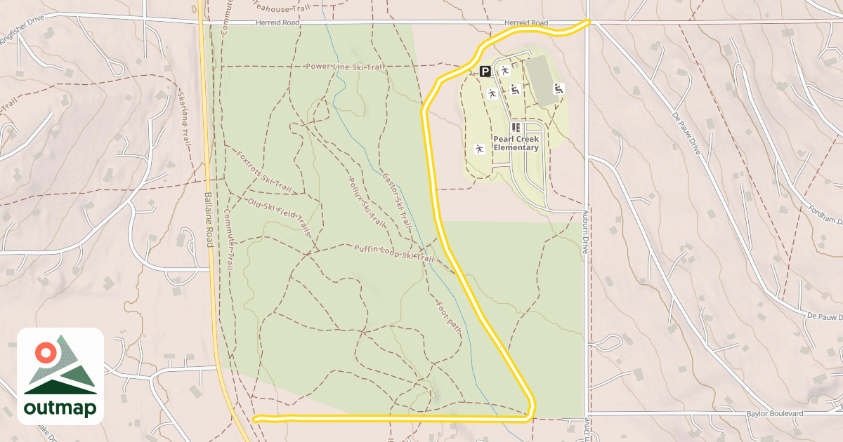 Map of Skarland Trail