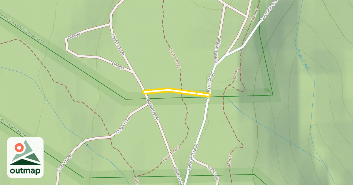 Map of Beaver Lane