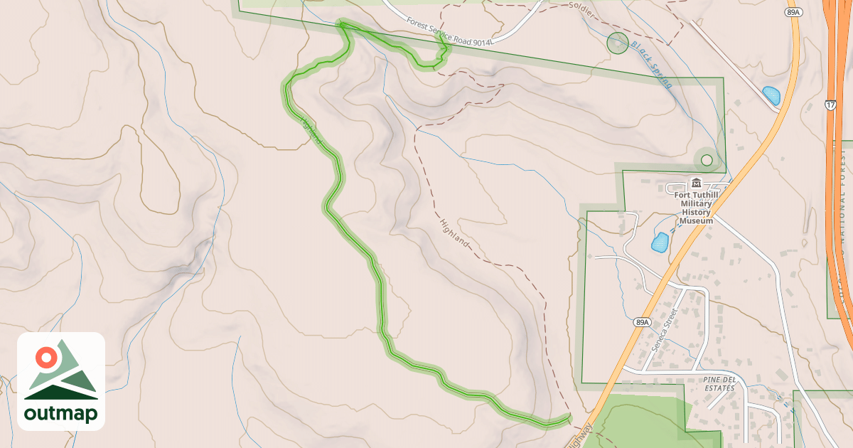 Map of Highland