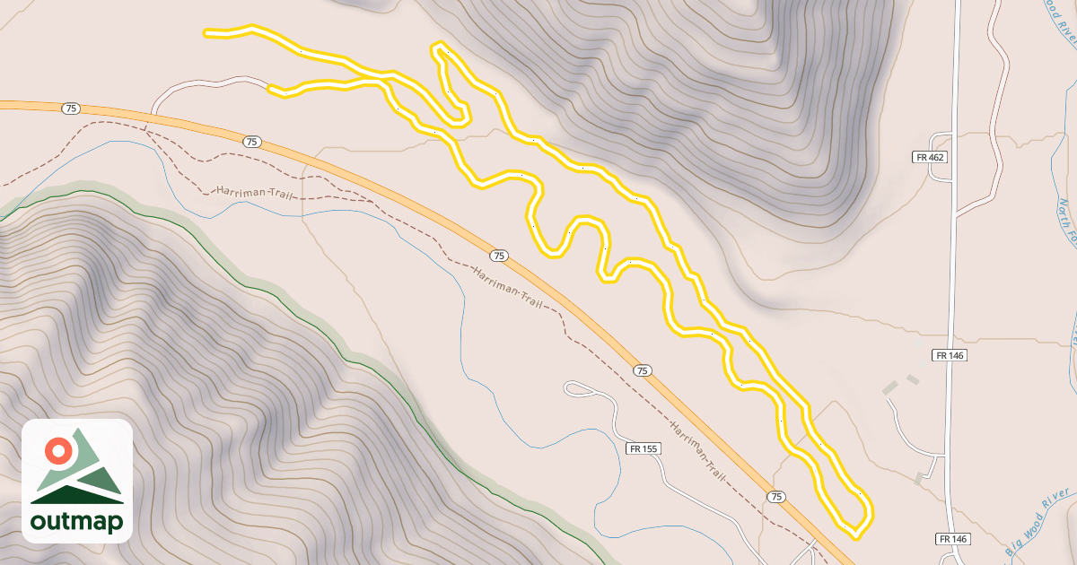 Map of Durrance Loop