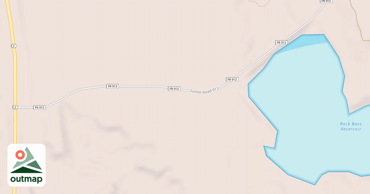 Map of USFS National Forest System Roads {07B95F70-5F3D-45CB-895D-B03B6753140A}