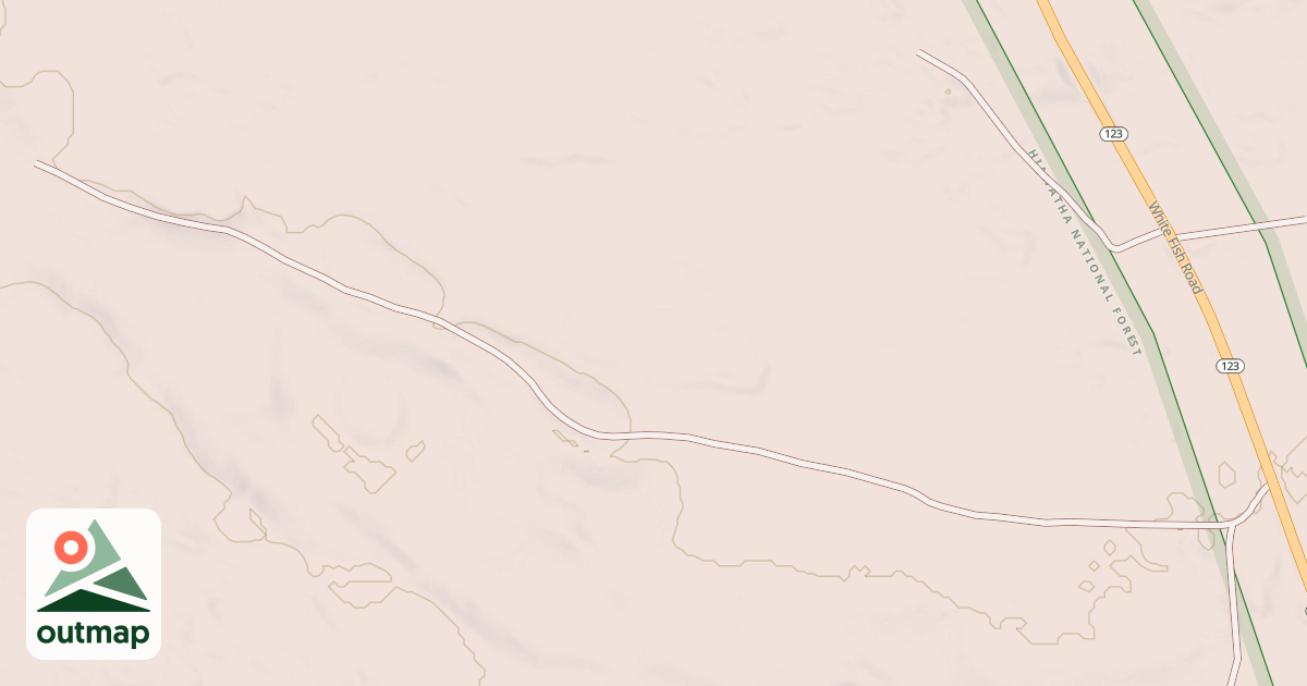 Map of M-123 SPUR 3324