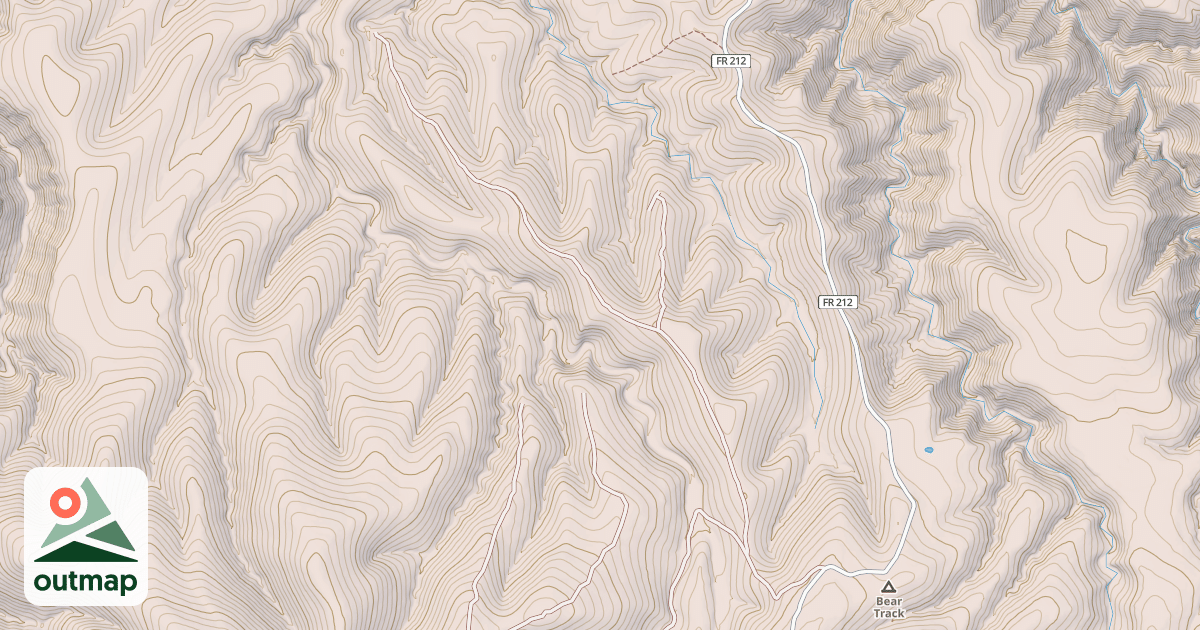 Map of USFS National Forest System Roads {5CB13B35-2B70-4F1F-8FF5-B032D9C43FAA}