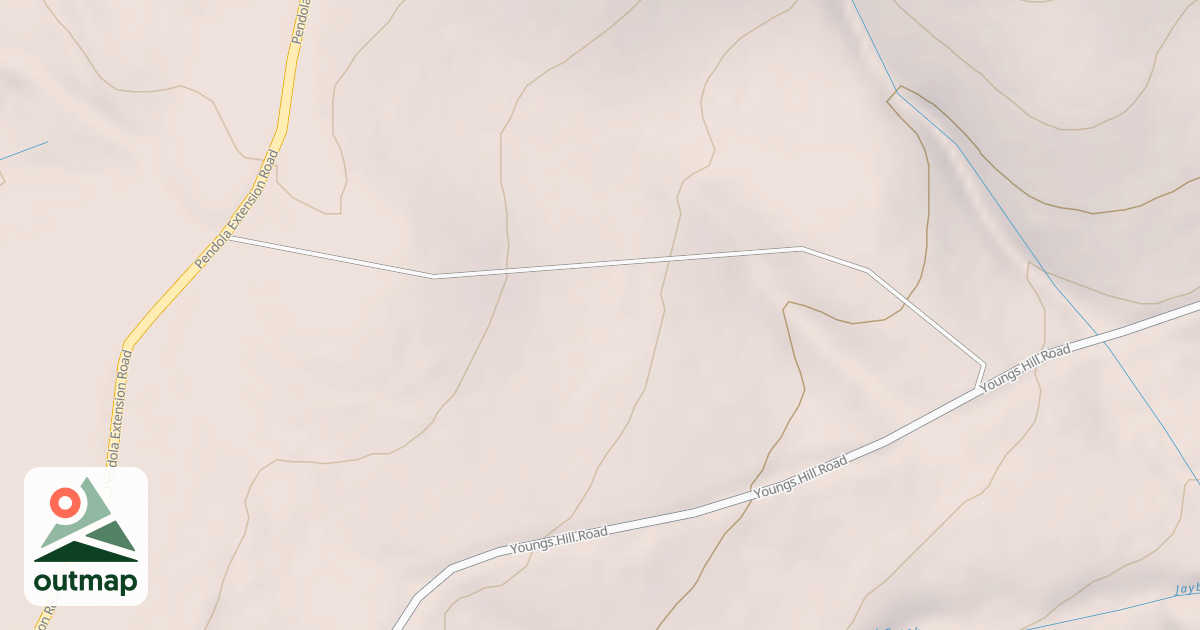 Map of YOUNGS HILL TIE SPUR