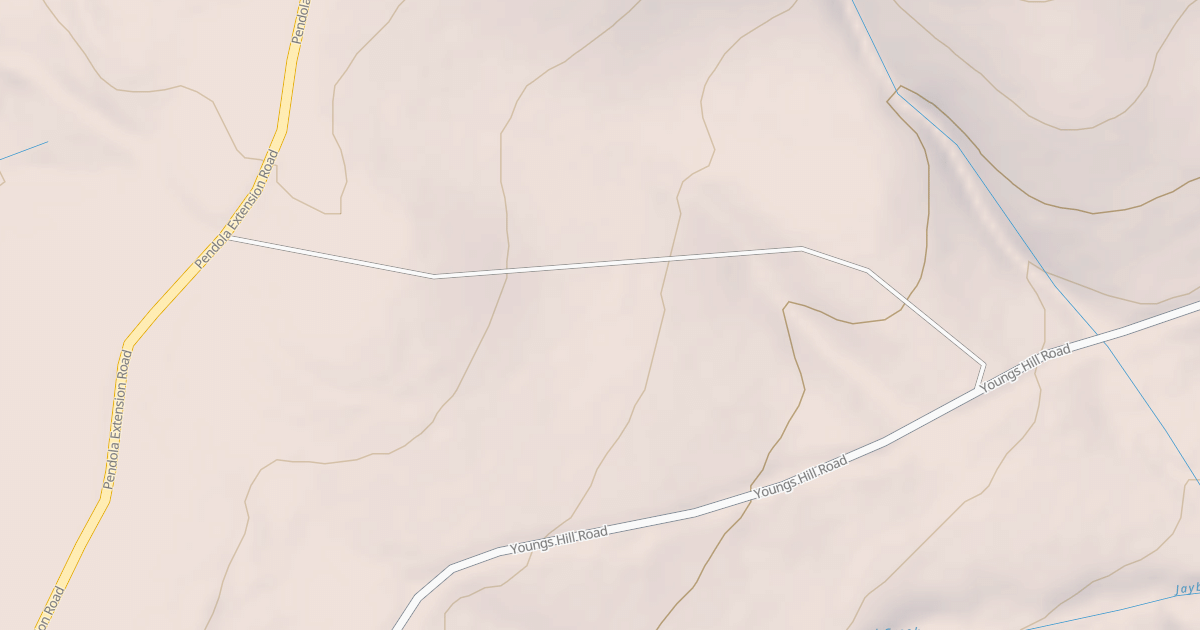 Map preview of YOUNGS HILL TIE SPUR