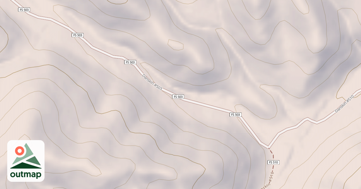 Map of Danskin #503